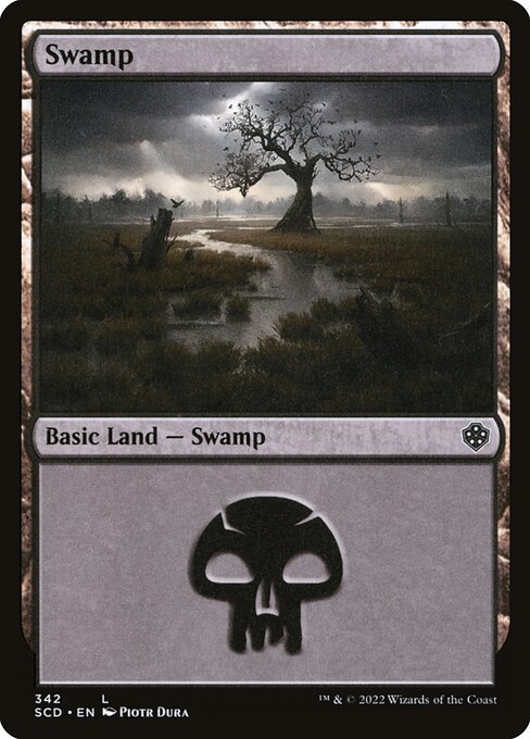 Swamp from Starter Commander Decks