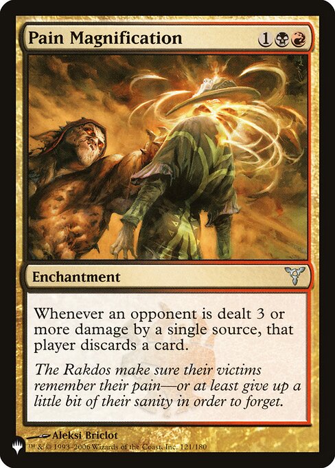 Pain Magnification highlighted card art