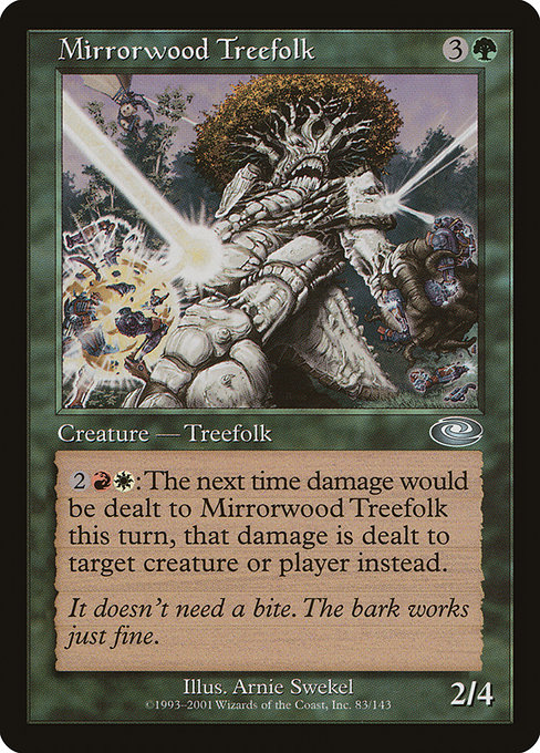 Mirrorwood Treefolk highlighted card art