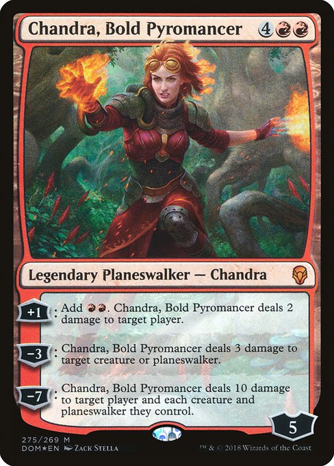 Chandra, Bold Pyromancer highlighted card art