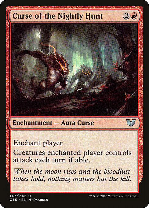 Curse of the Nightly Hunt from Commander 2015