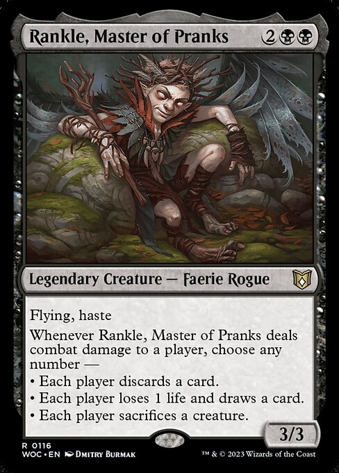 Rankle, Master of Pranks from Wilds of Eldraine Commander