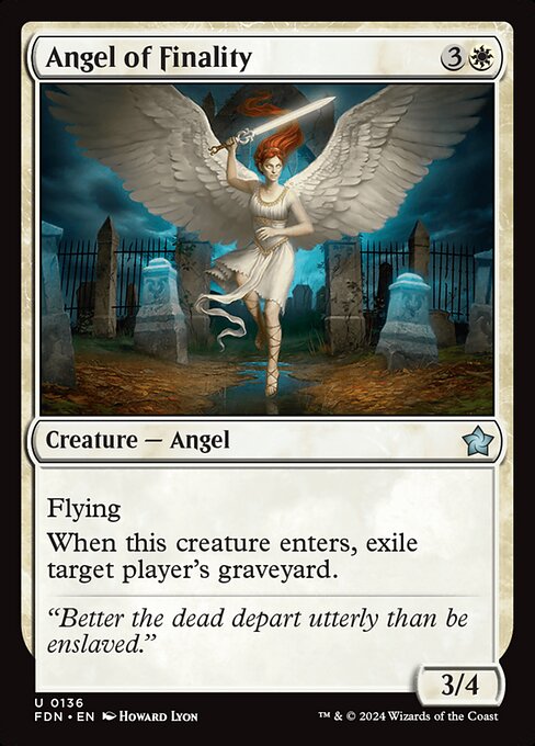 Angel of Finality highlighted card art