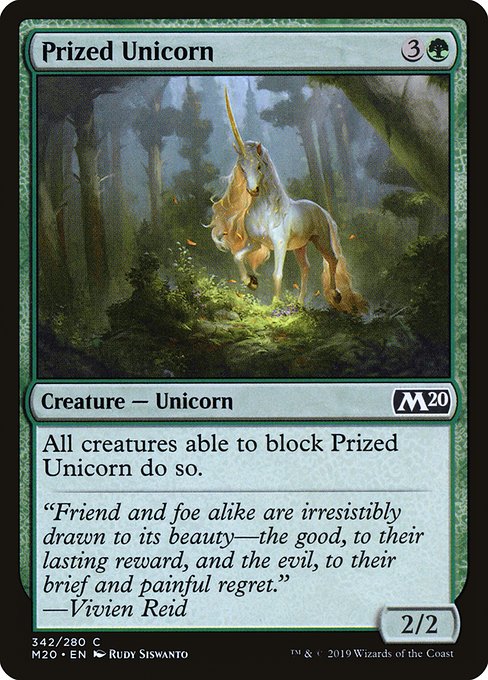 Prized Unicorn from Core Set 2020