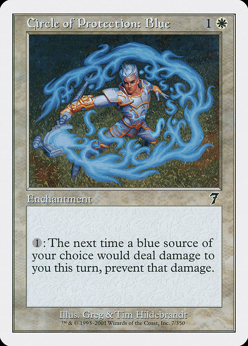 Circle of Protection: Blue from Seventh Edition