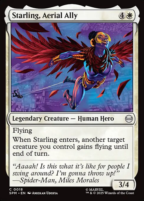 Starling, Aerial Ally highlighted card art