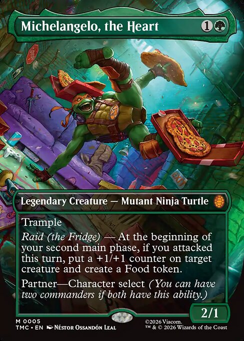 Michelangelo, the Heart from Teenage Mutant Ninja Turtles Eternal