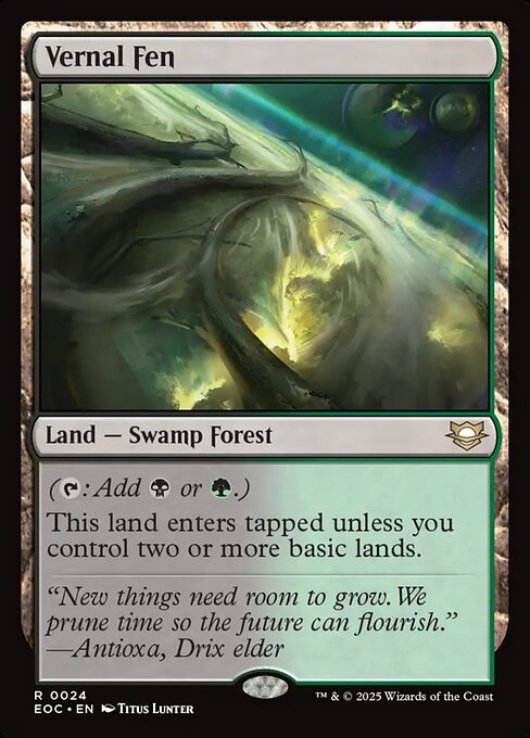 Vernal Fen from Edge of Eternities Commander