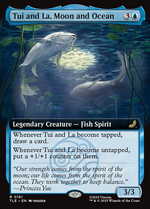 Tui and La, Moon and Ocean from Avatar: The Last Airbender Eternal