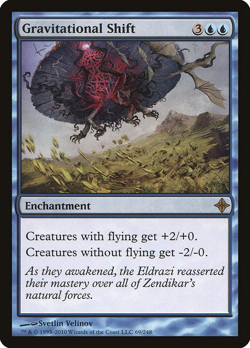 Gravitational Shift from Rise of the Eldrazi