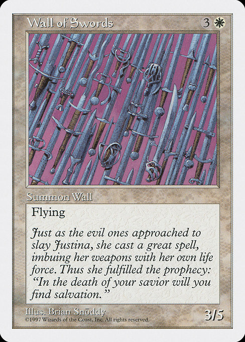 Wall of Swords from Fifth Edition