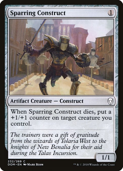 Sparring Construct highlighted card art