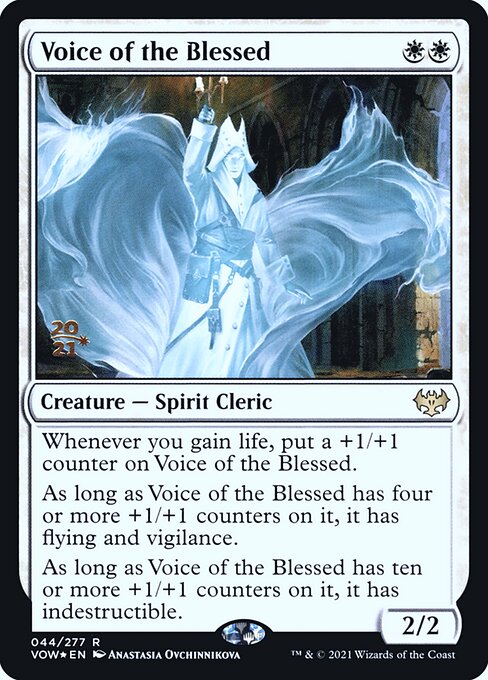 Voice of the Blessed from Innistrad: Crimson Vow Promos