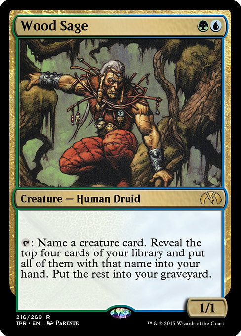 Wood Sage highlighted card art