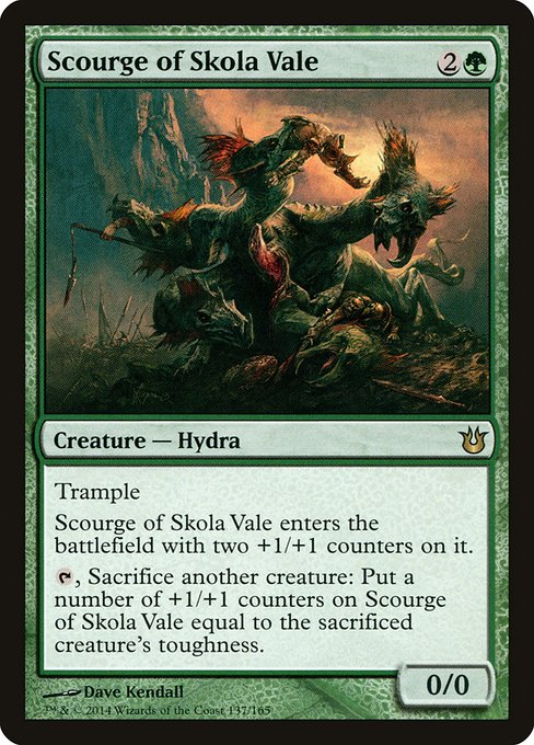 Scourge of Skola Vale highlighted card art