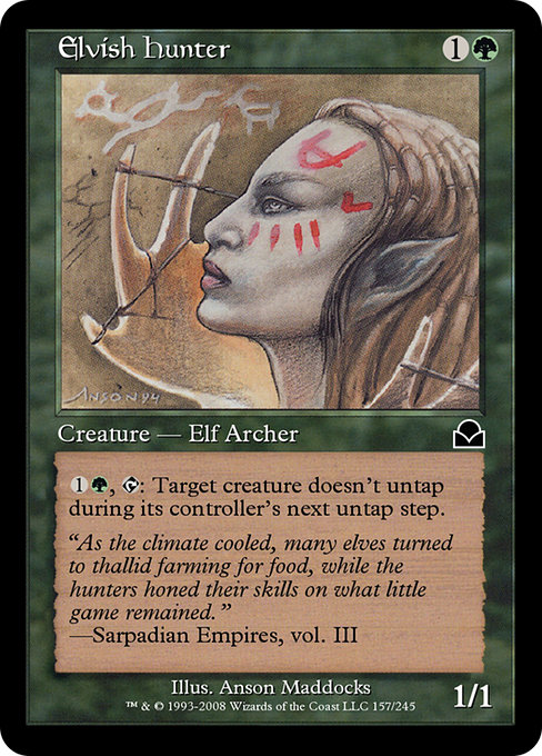 Elvish Hunter highlighted card art
