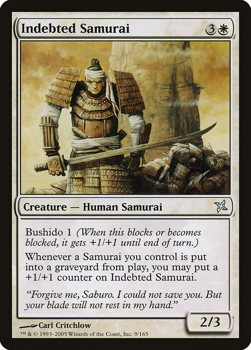 Indebted Samurai highlighted card art
