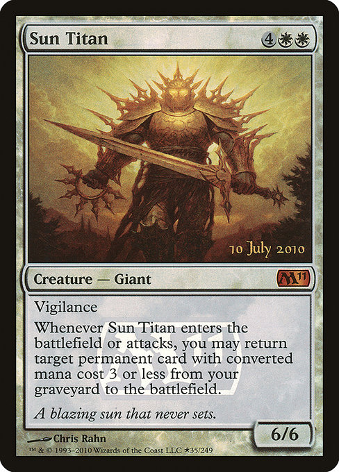 Sun Titan from Magic 2011 Promos