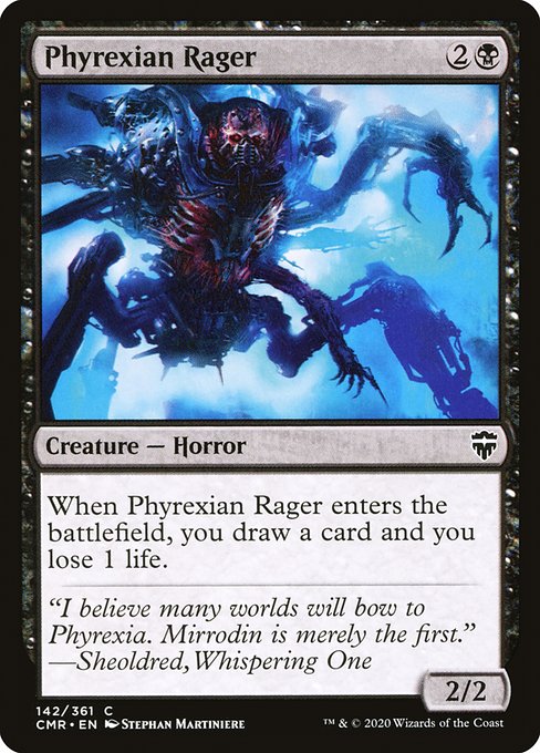Phyrexian Rager from Commander Legends