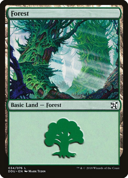 Forest from Duel Decks: Elves vs. Inventors