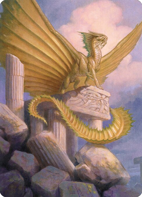 Ancient Gold Dragon // Ancient Gold Dragon from Battle for Baldur's Gate Art Series