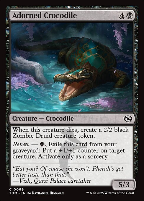 Adorned Crocodile highlighted card art