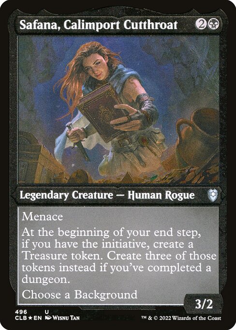 Safana, Calimport Cutthroat from Commander Legends: Battle for Baldur's Gate