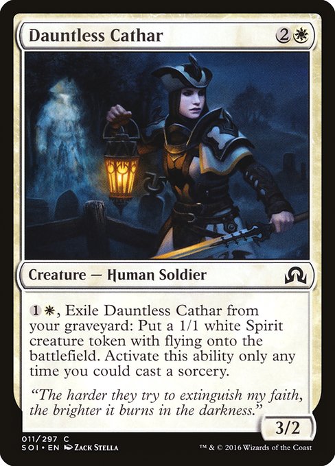 Dauntless Cathar from Shadows over Innistrad