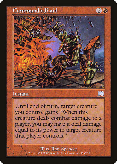 Commando Raid highlighted card art