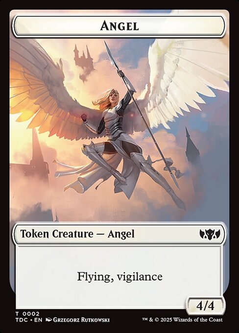 Angel highlighted card art