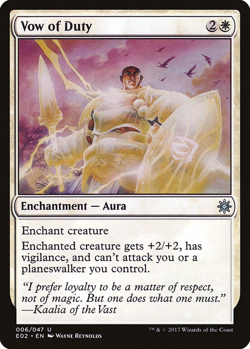 Vow of Duty from Explorers of Ixalan