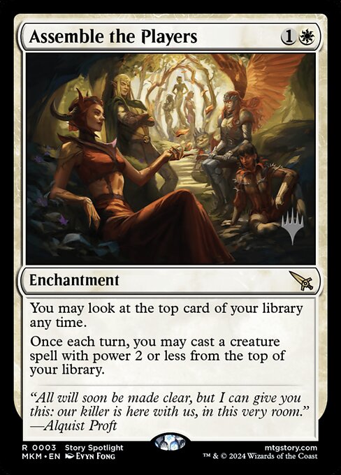 Assemble the Players highlighted card art