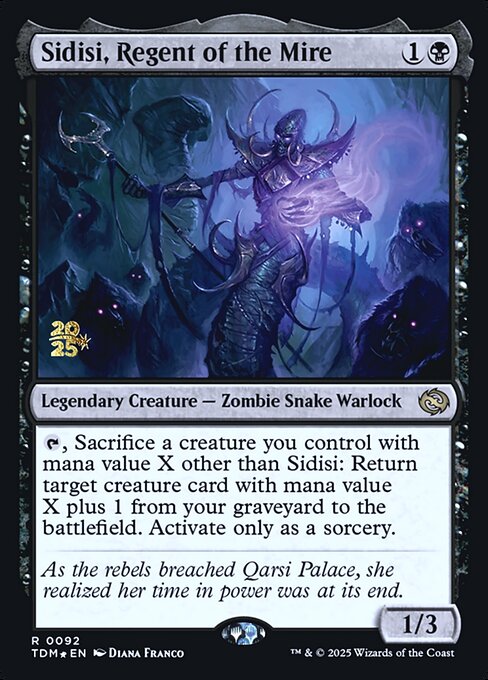 Sidisi, Regent of the Mire from Tarkir: Dragonstorm Promos