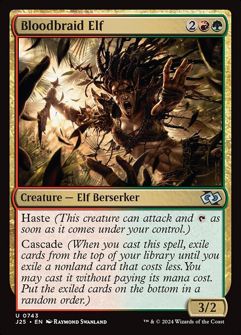 Bloodbraid Elf highlighted card art