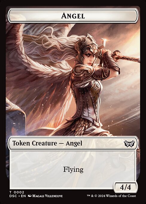 Angel highlighted card art