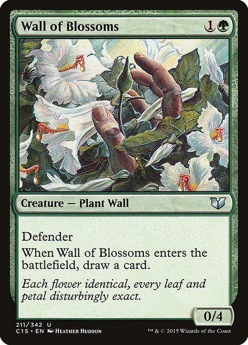 Wall of Blossoms from Commander 2015