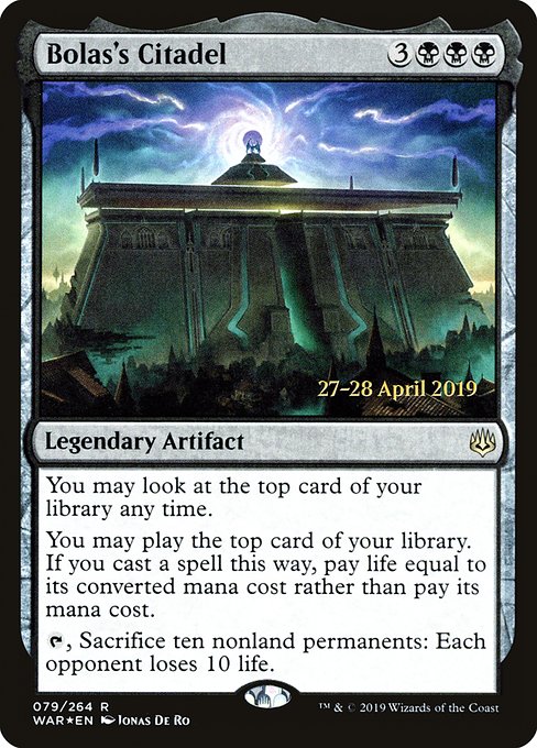 Bolas's Citadel from War of the Spark Promos