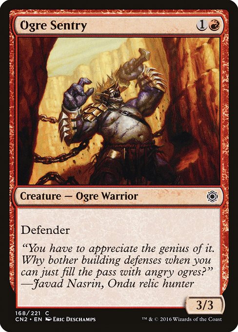 Ogre Sentry highlighted card art