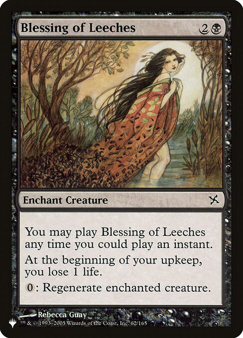 Blessing of Leeches highlighted card art
