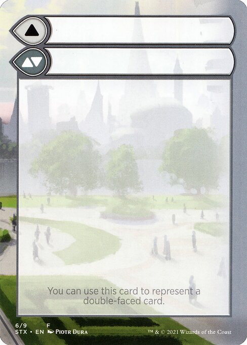 Double-Faced Substitute Card from Strixhaven: School of Mages Substitute Cards