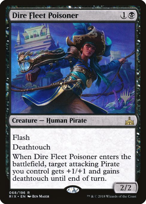 Dire Fleet Poisoner from Rivals of Ixalan Promos
