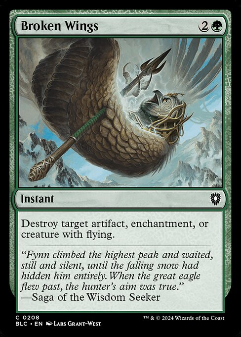 Broken Wings from Bloomburrow Commander