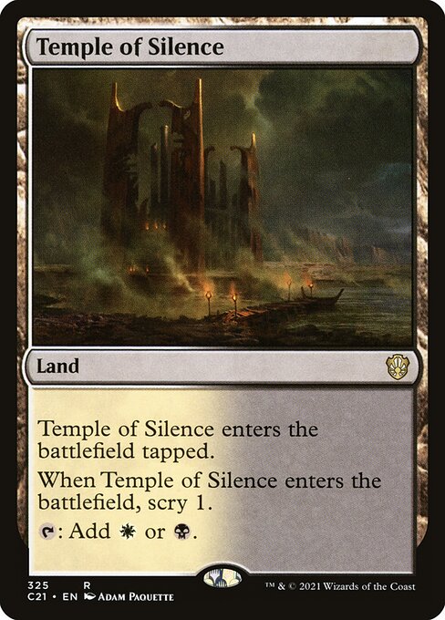 Temple of Silence from Commander 2021