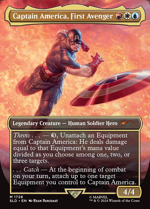 Captain America, First Avenger highlighted card art