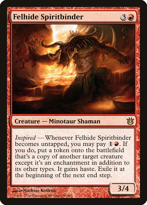 Felhide Spiritbinder highlighted card art