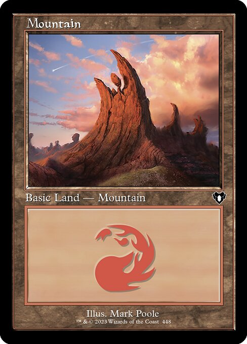 Mountain from Commander Masters