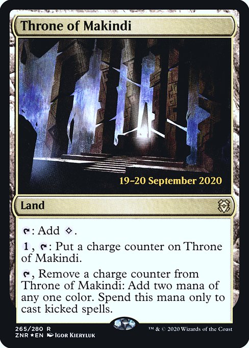 Throne of Makindi from Zendikar Rising Promos