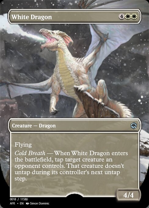White Dragon highlighted card art