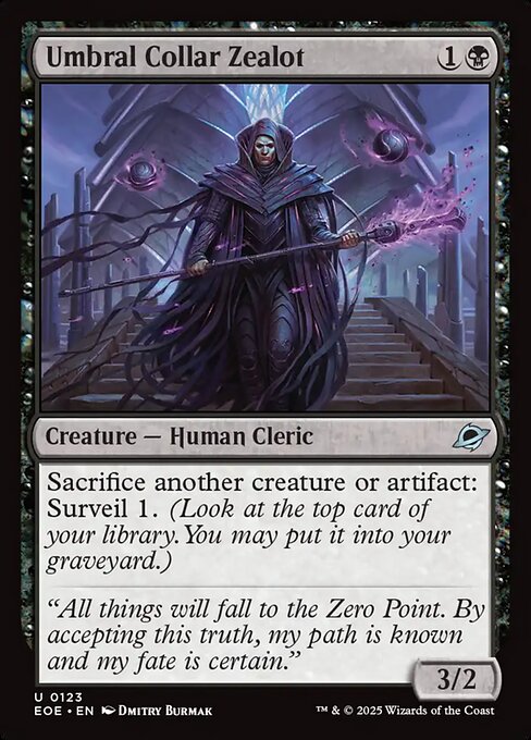 Umbral Collar Zealot from Edge of Eternities