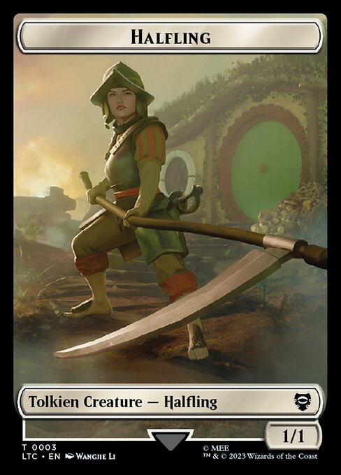 Halfling highlighted card art